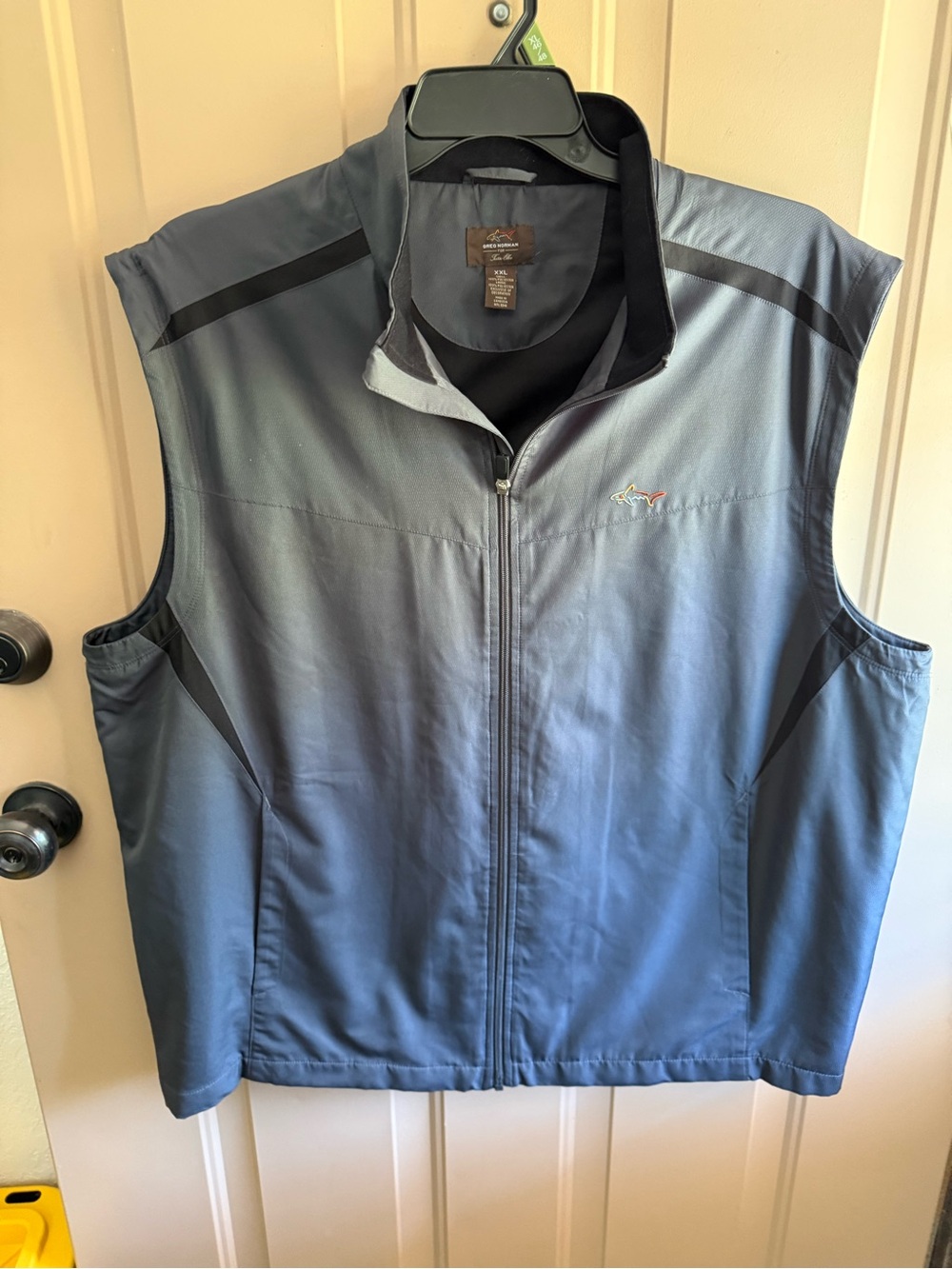Greg Norman Collection Slate Gray Athletic Wind Vest
